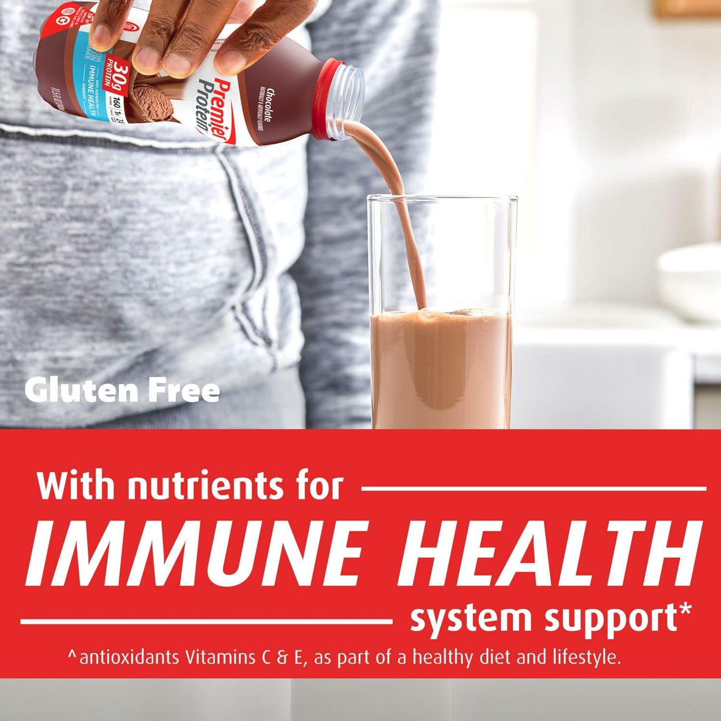 Premier Protein Shake Chocolate & Chocolate Peanut Butter Flavors, 30g Protein, 1g Sugar, 24 Vitamins & Minerals, 11.5 Fl Oz, 12 Count