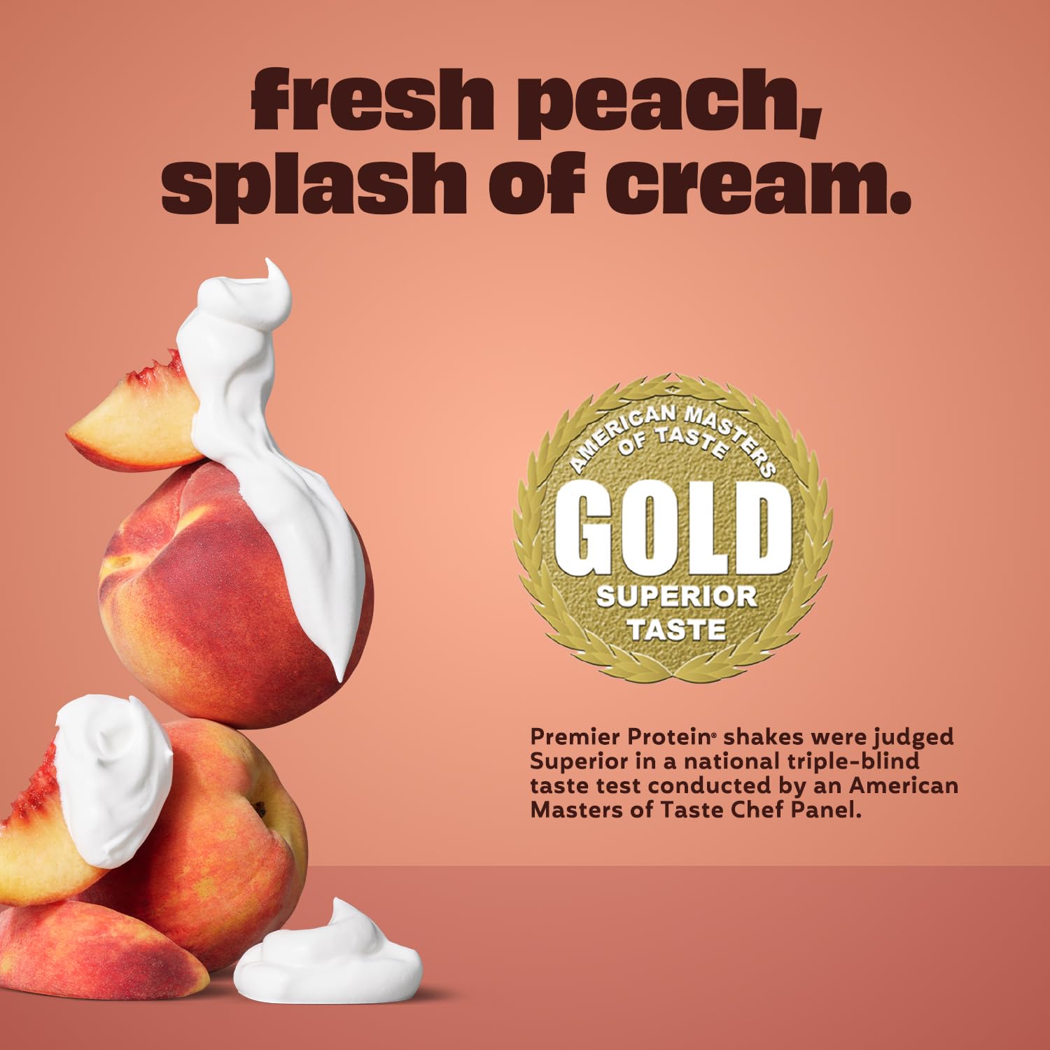 Premier Protein Shake, Peaches & Cream, 30g High Protein, 12 Pack
