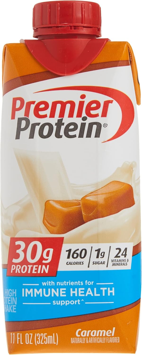 Premier Protein Premier Caramel High Protein Shake, 11 Fl Oz (Pack of 15)