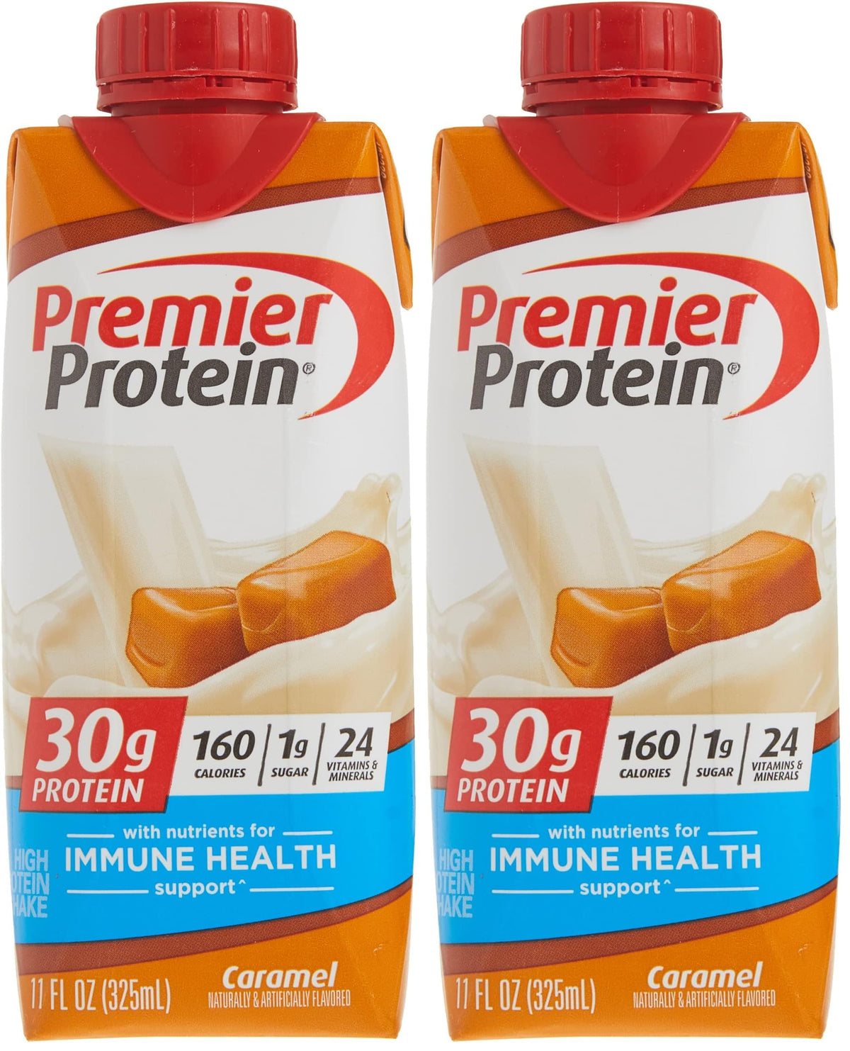 Premier Protein Premier Caramel High Protein Shake, 11 Fl Oz (Pack of 15)