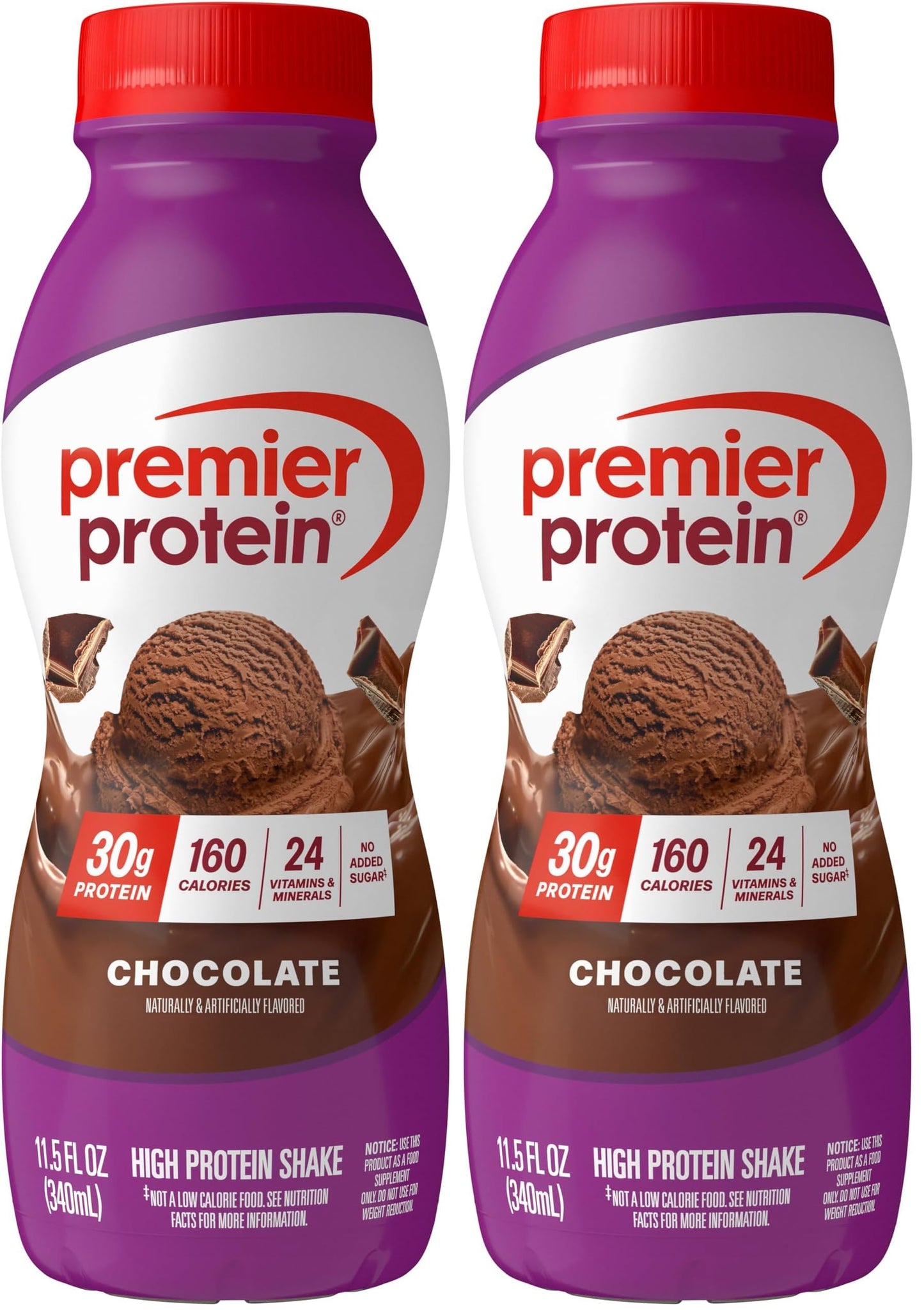 Premier Protein Shake, Peaches & Cream, 30g High Protein, 12 Pack