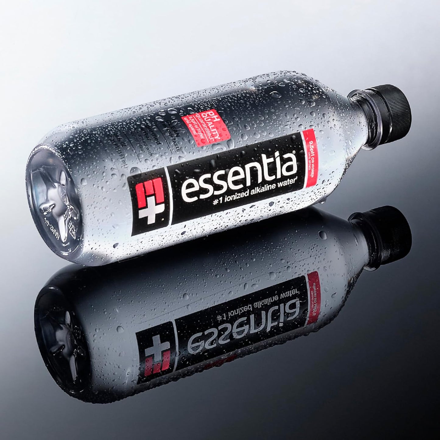 Essentia Water LLC, Ionized Alkaline Bottled Water; 99.9% Pure, Infused with Electrolytes, 9.5 pH or Higher a Clean, Smooth Taste, 20 Fl Oz (Pack of 24)