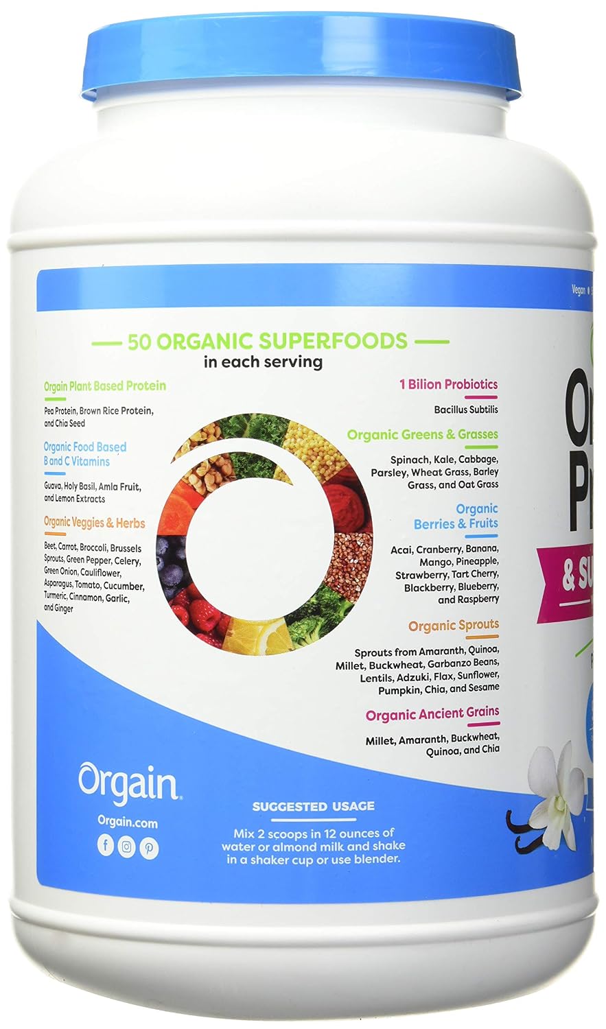 Orgain Organic Protein & Super Foods, 2.70 Lb